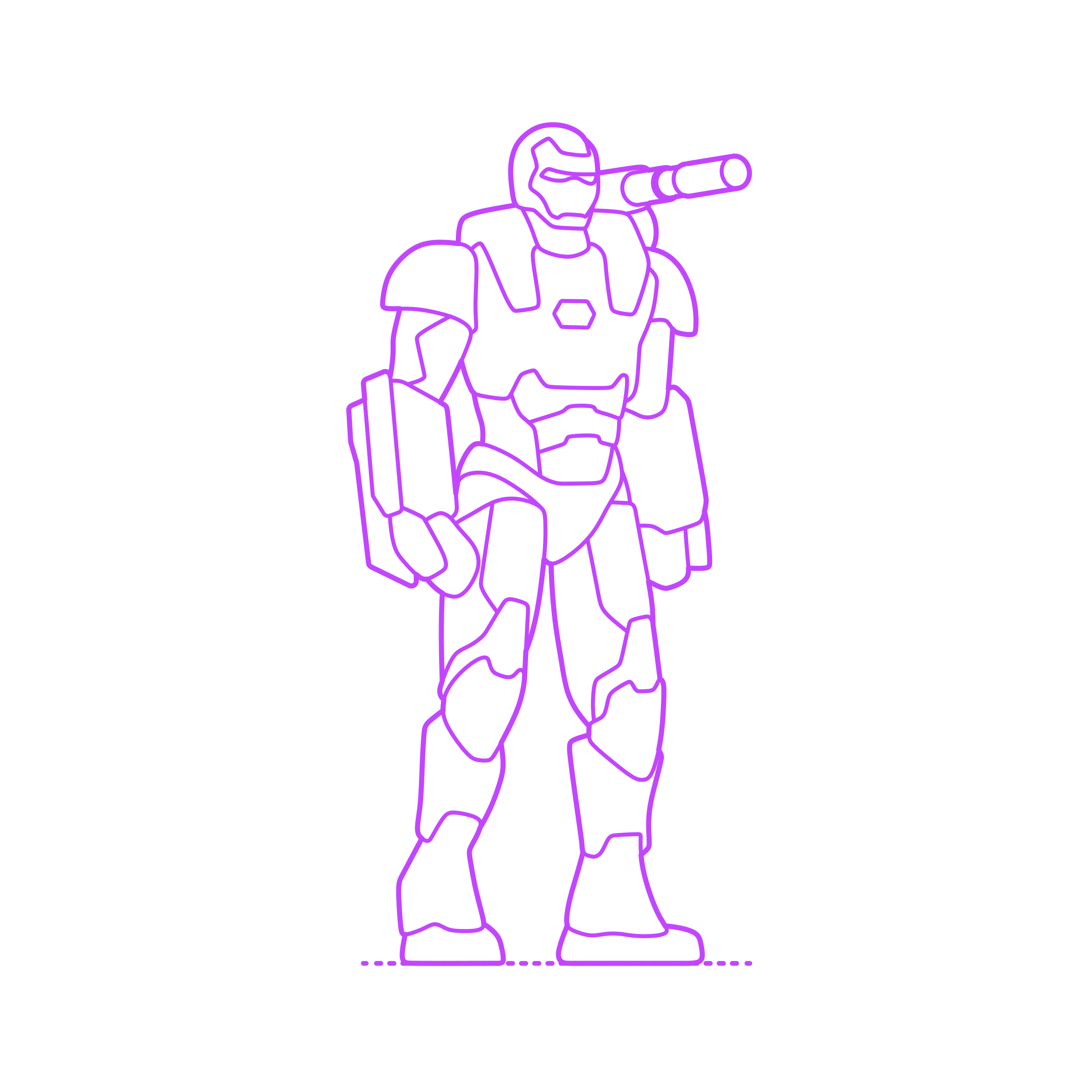 Pop Culture Marvel Comics War Machine Laser Cut Svg File Free Vectors